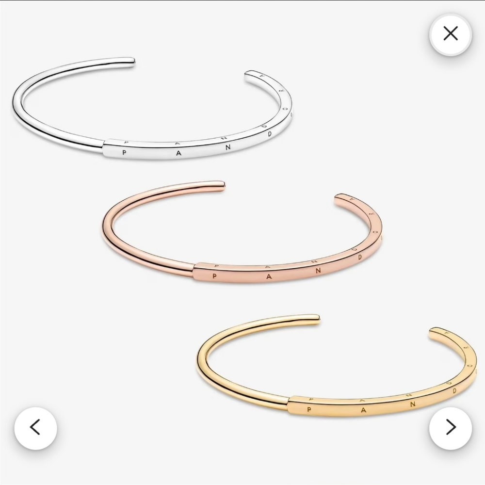 Pandora Signature I-D Bangle *Like New*